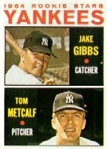 1964 Topps Baseball Cards      281     Rookie Stars-Jake Gibbs-Tom Metcalf RC